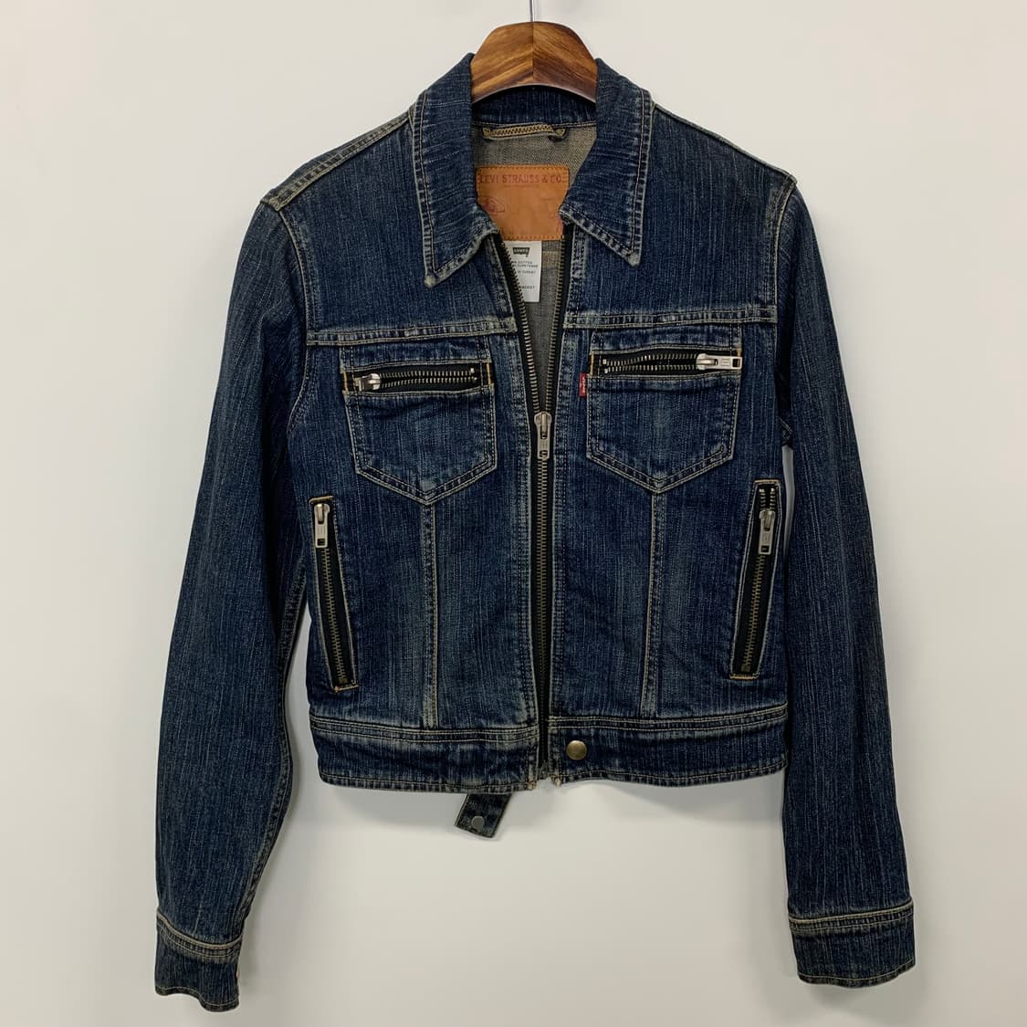 리바이스 y2k 와투케 데님 집업 자켓  상품이미지3