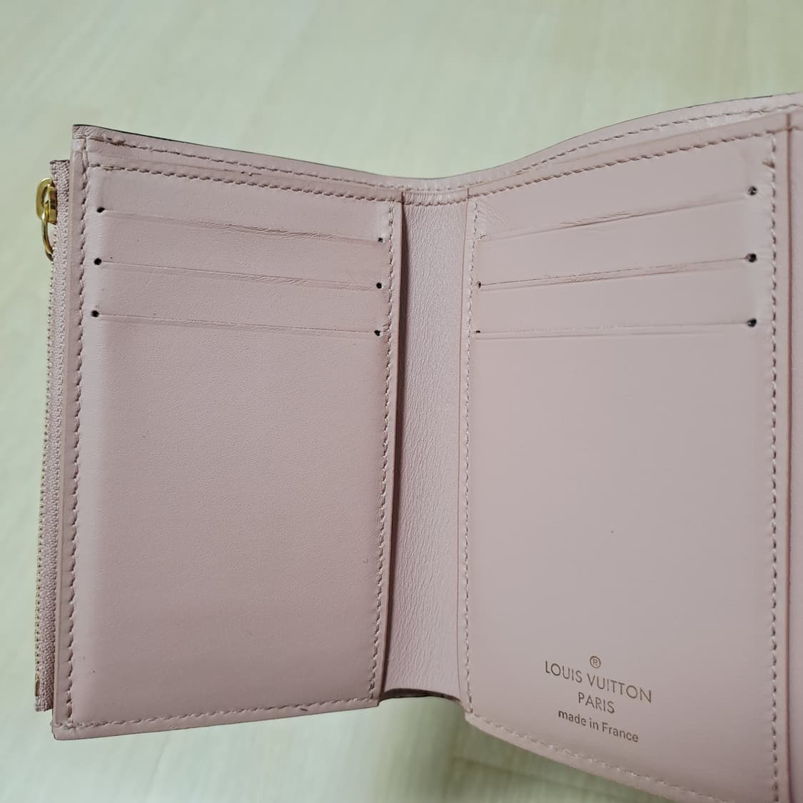 [100%/정품] 루이비통 다미에 에벤 핑크 반지갑, 루이비통지갑 상품이미지6
