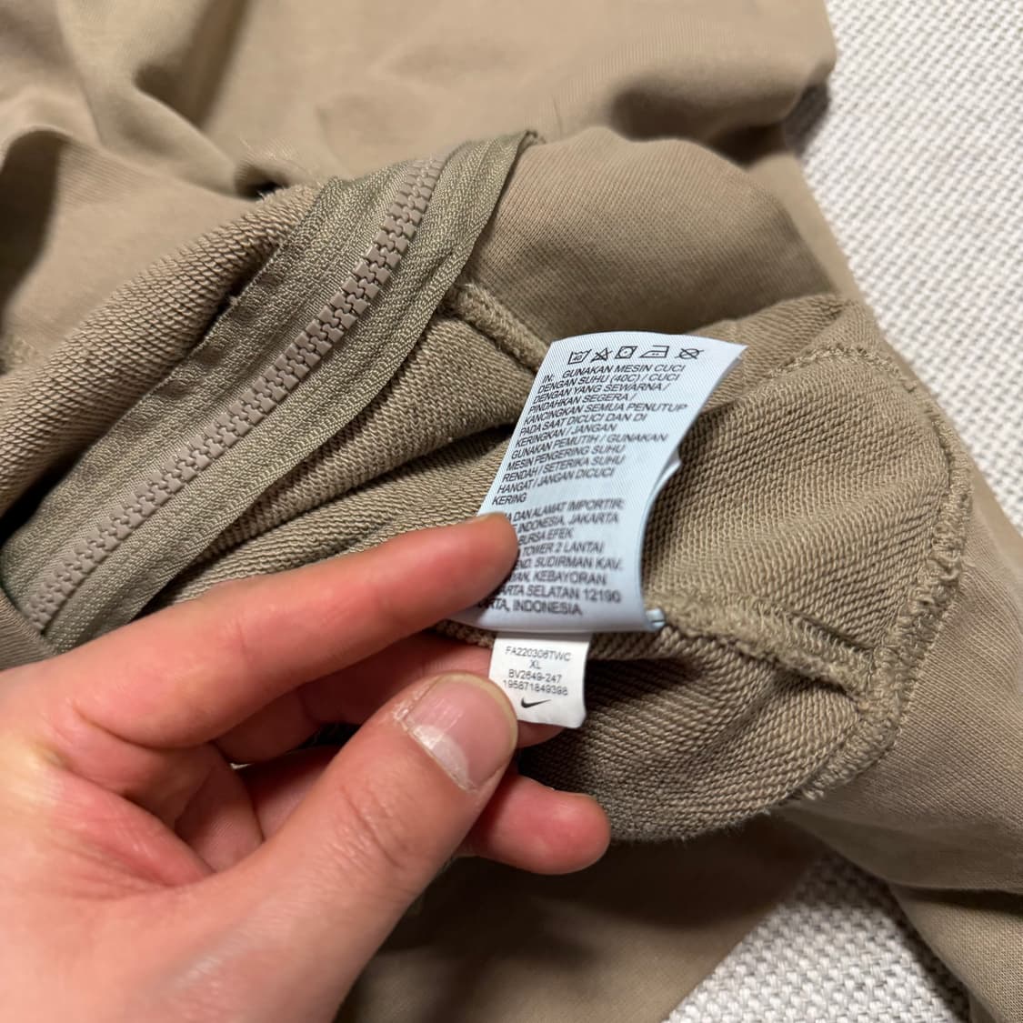 나이키 스몰로고 후드집업 상품이미지6