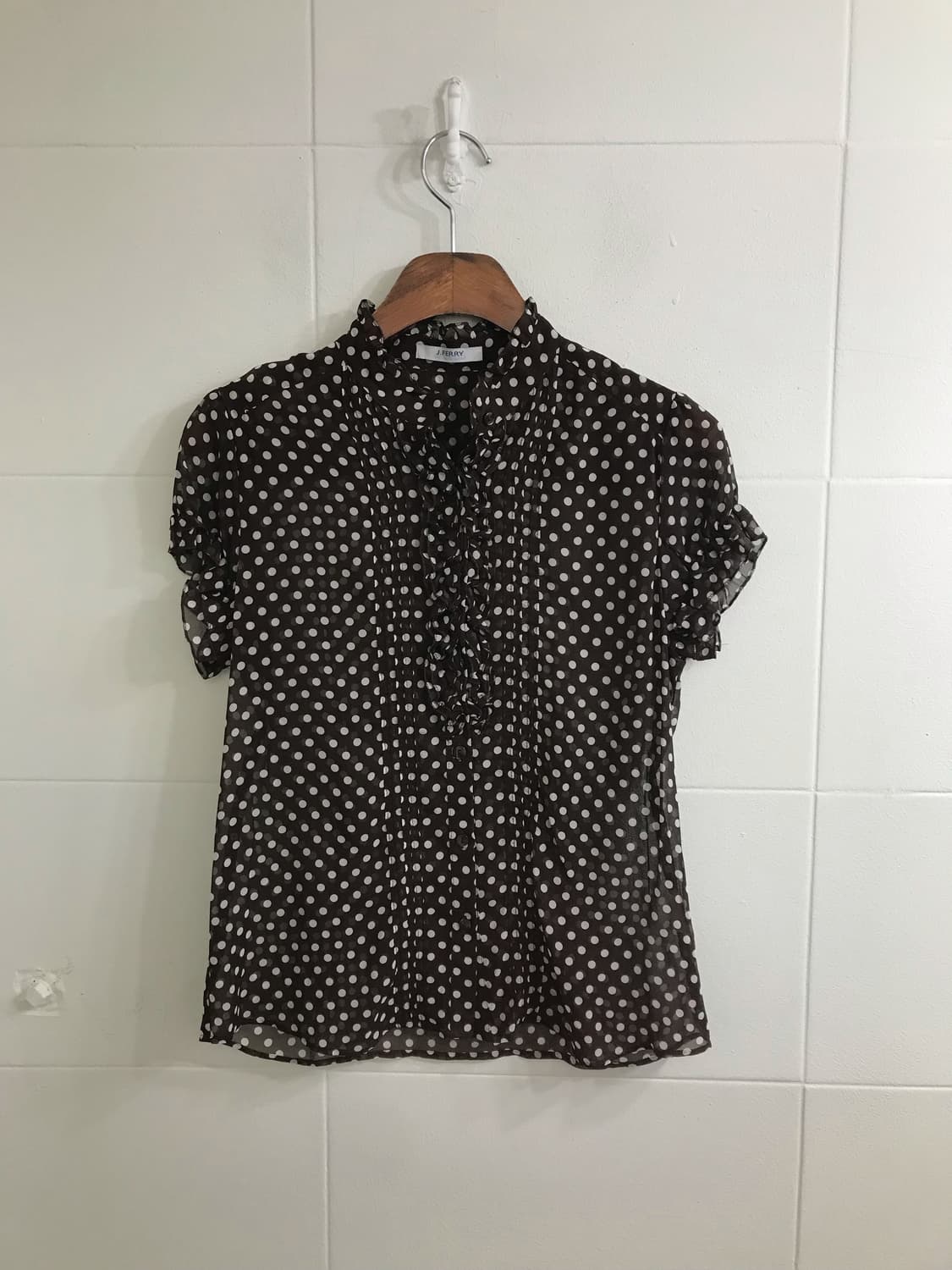 초코 브라운 모리 도트 니혼진 코디세트 상품이미지7