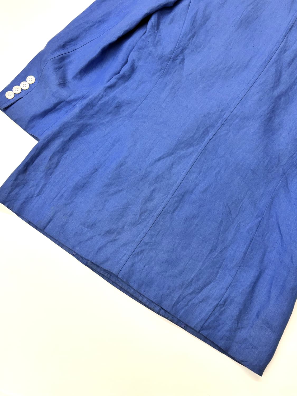 Polo 폴로 랄프로렌 블루 린넨 더블 블레이저 상품이미지6