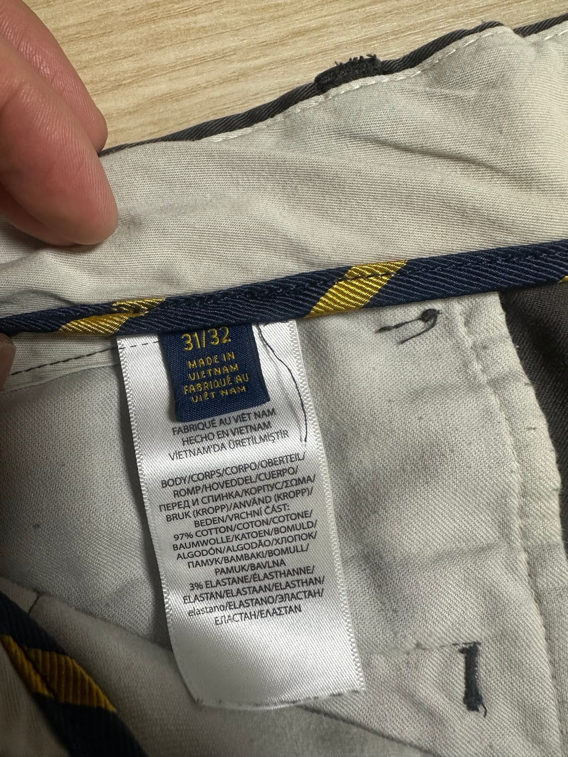 폴로 랄프로렌 코튼 수트 셋업 (차콜그레이) 상품이미지8