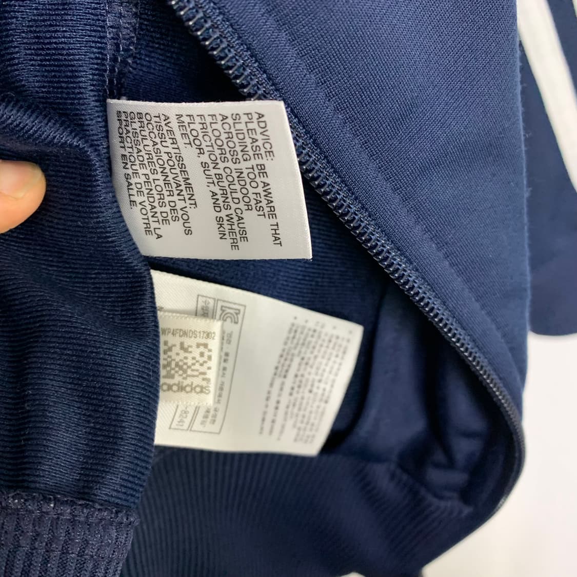 아디다스 파이어버드 져지 집업 네이비 빈티지 95 남녀공용 상품이미지6