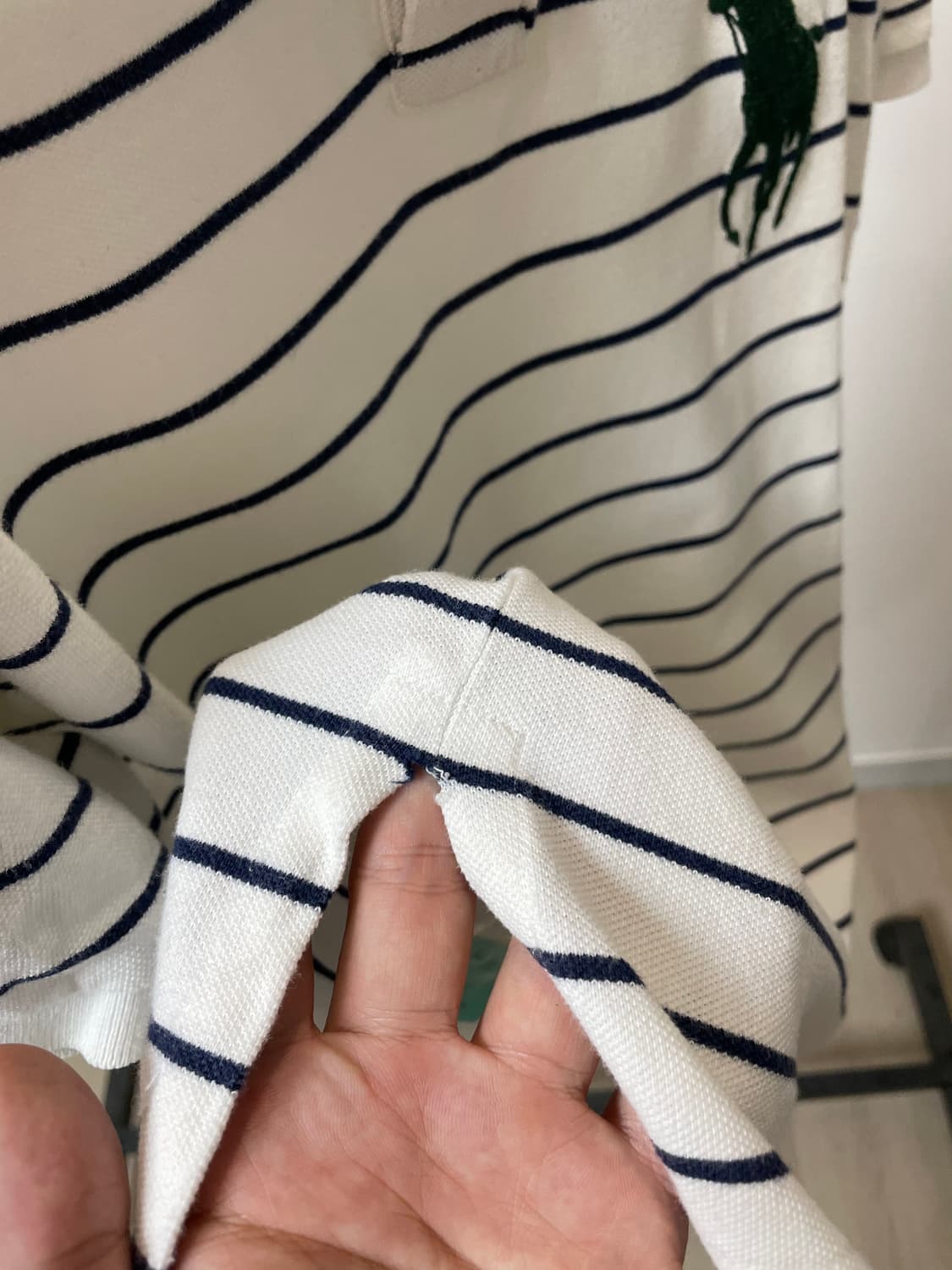 (L) 폴로 랄프로렌 빅포니 스트라이프 반팔 카라티 상품이미지6