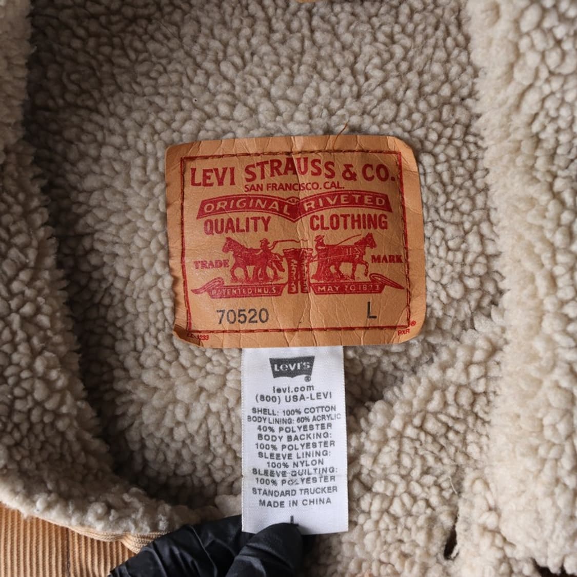 리바이스 코듀로이 쉐르파 자켓 L 상품이미지6