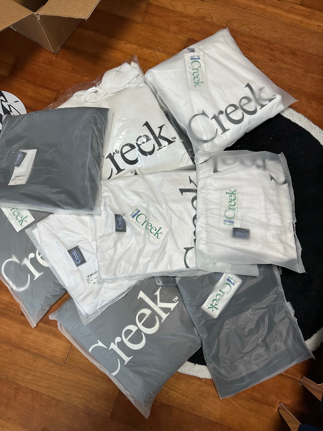 Creek 크릭 후드 M 새상품 화이트  상품이미지4