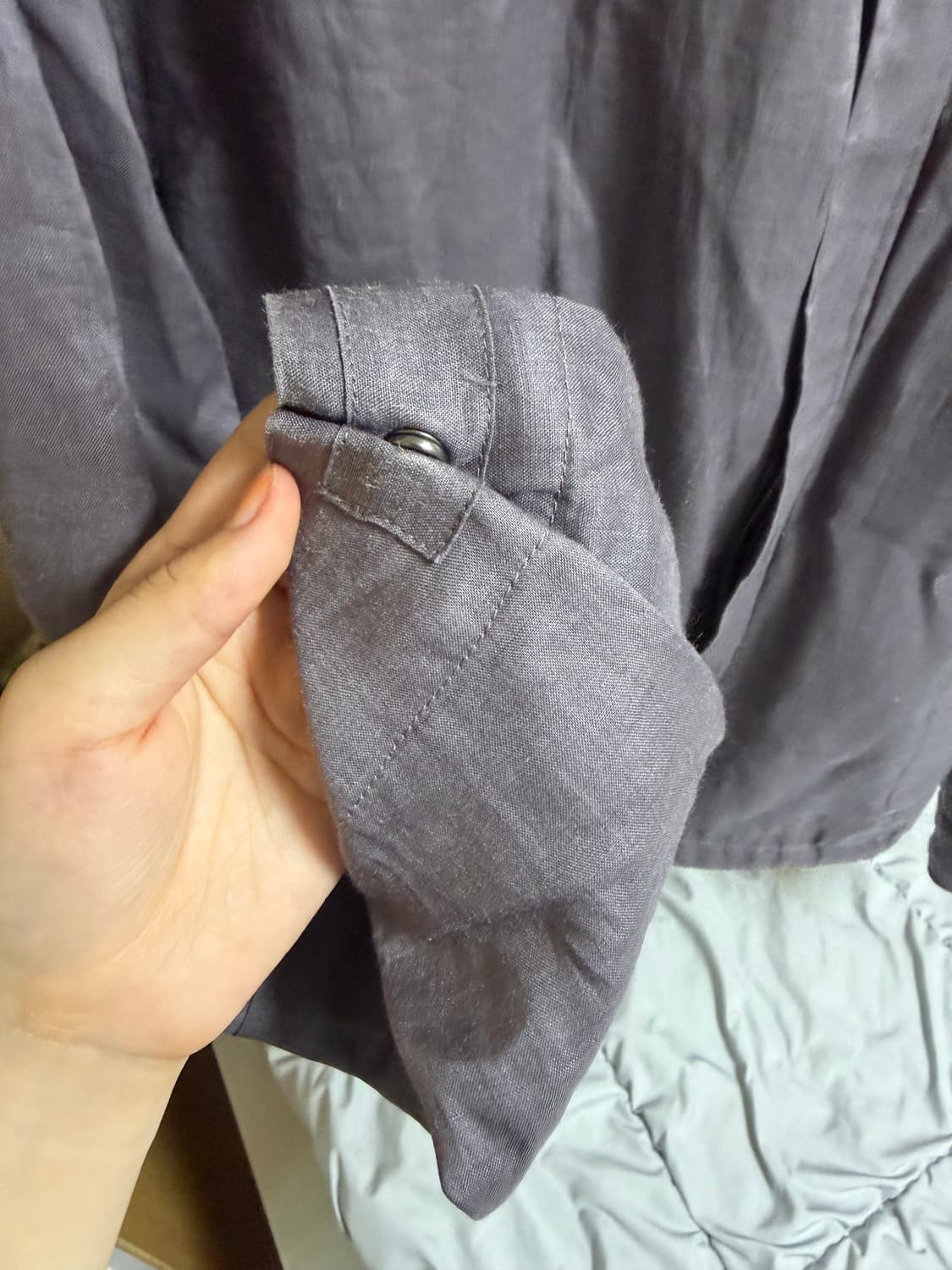폴리테루 라미 파카 퍼플 그레이 2 상품이미지4