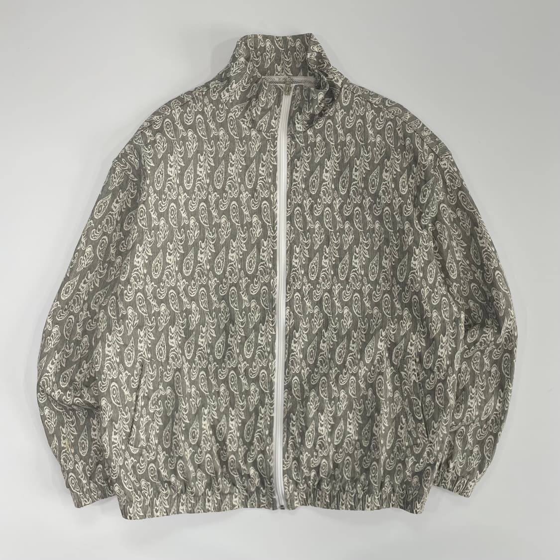 Nomanual 노메뉴얼 그레이 패턴 집업 자켓 상품이미지3