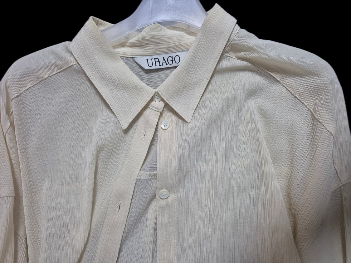 유라고 URAGO 라이트베이지 셔츠 상품이미지1