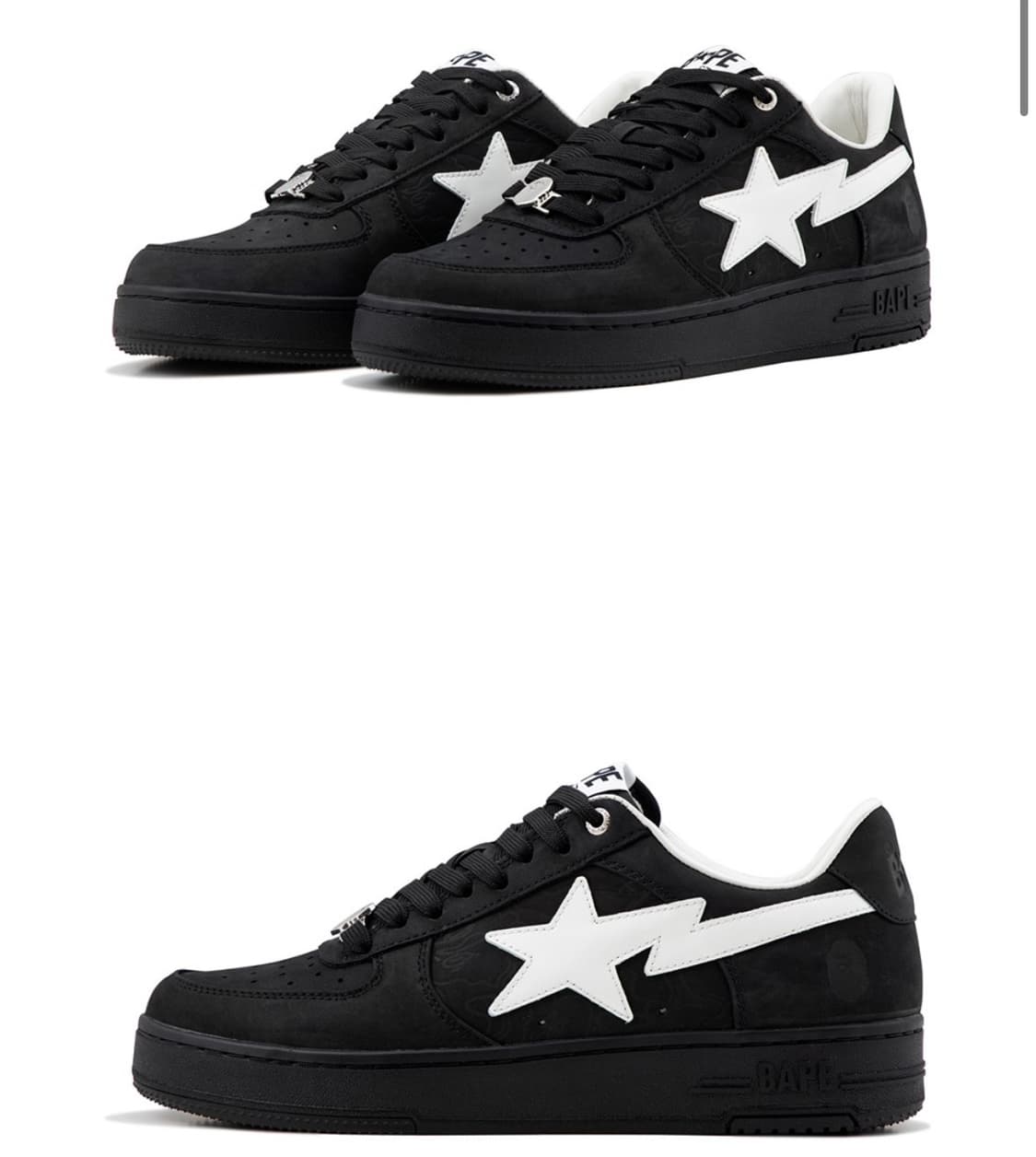 새상품 베이프 스타 #4(M)2 블랙 290 팝니다 상품이미지2