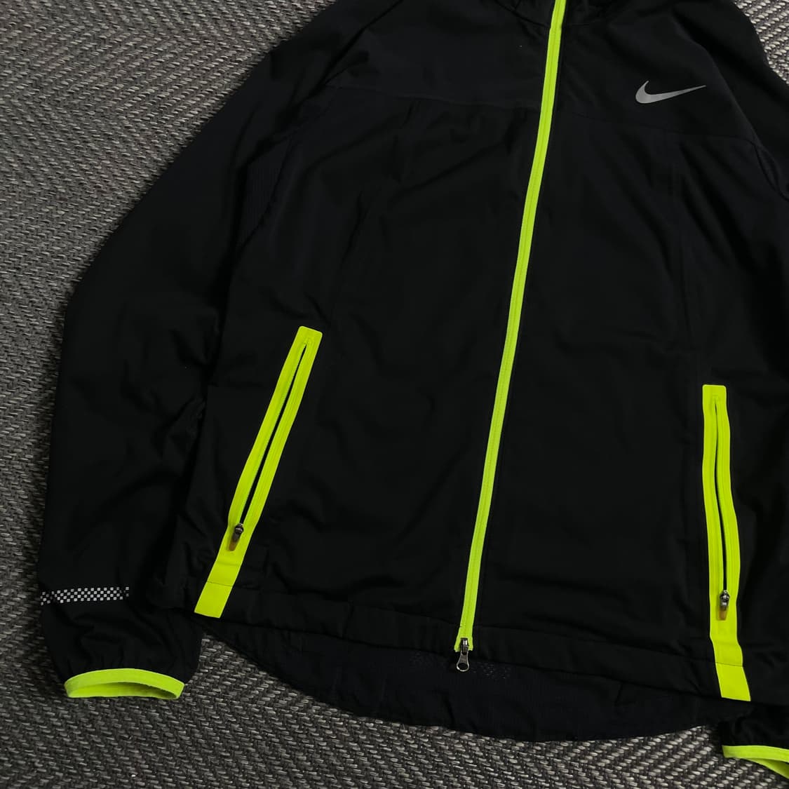 나이키 스카치로고 러닝 트랙 형광 집업 자켓y 4479 상품이미지4