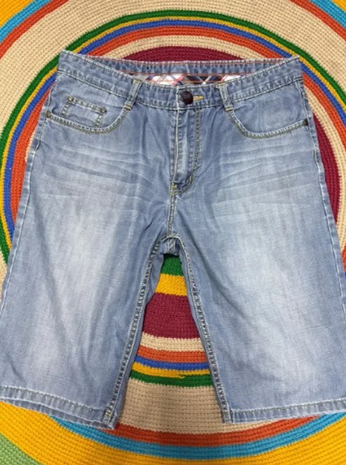 리 LEE 남성 연청반바지 32 상품이미지1