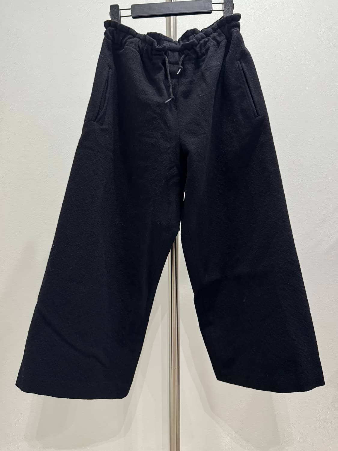 요지야마모토 울 백포켓 와이드 트라우저 상품이미지2