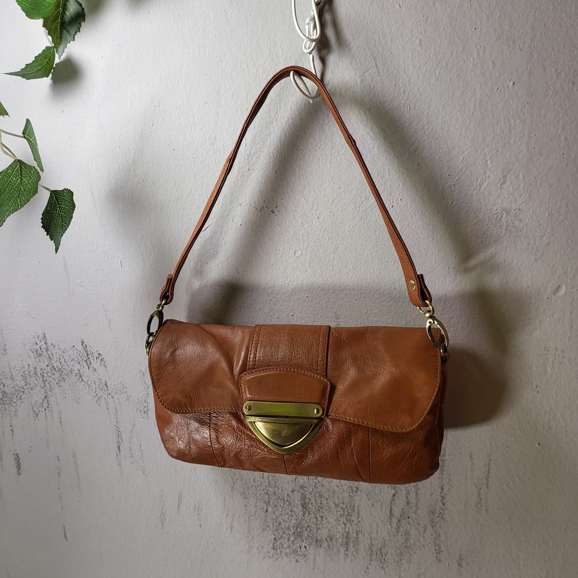 LUOWANG 올 레더 빈티지 토트백 상품이미지3