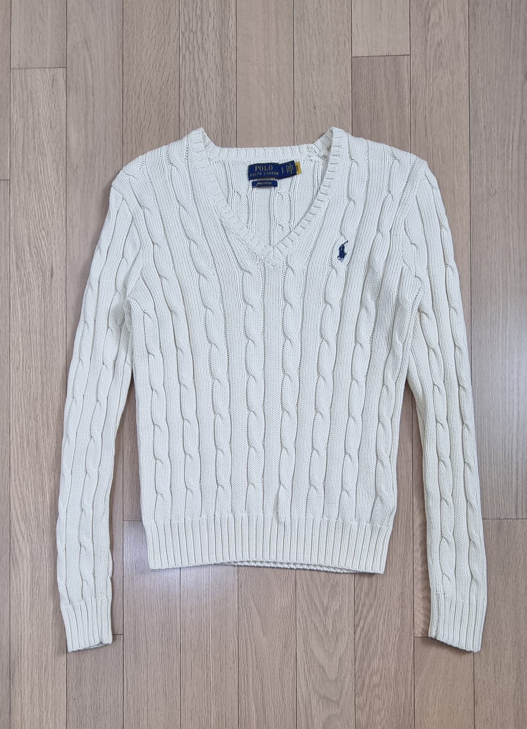 폴로랄프로렌 신형텍 V넥 피마코튼 니트 S _ 여성 상품이미지1