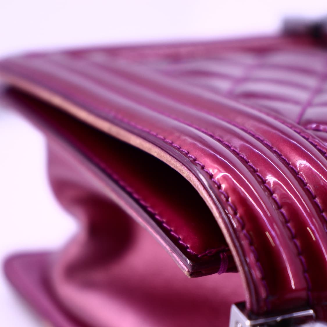 샤넬 보이백 숄더백 핑크 은장 상품이미지8