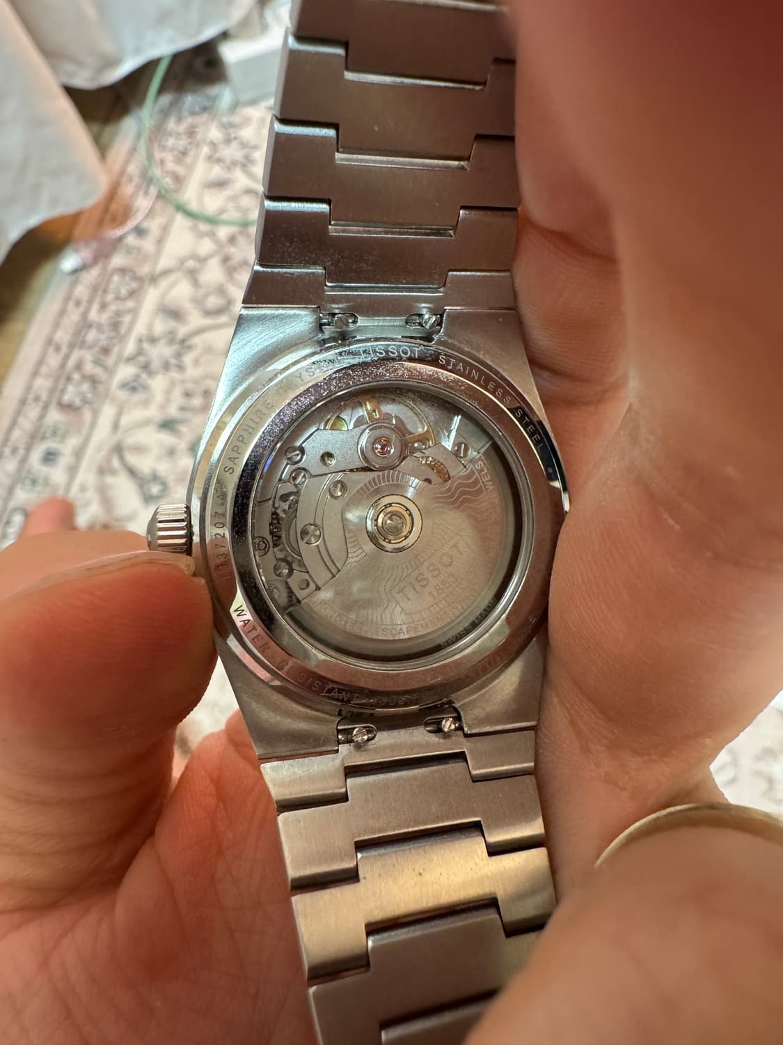 티쏘 prx 35mm 아이스블루 파워매틱 80 상품이미지5