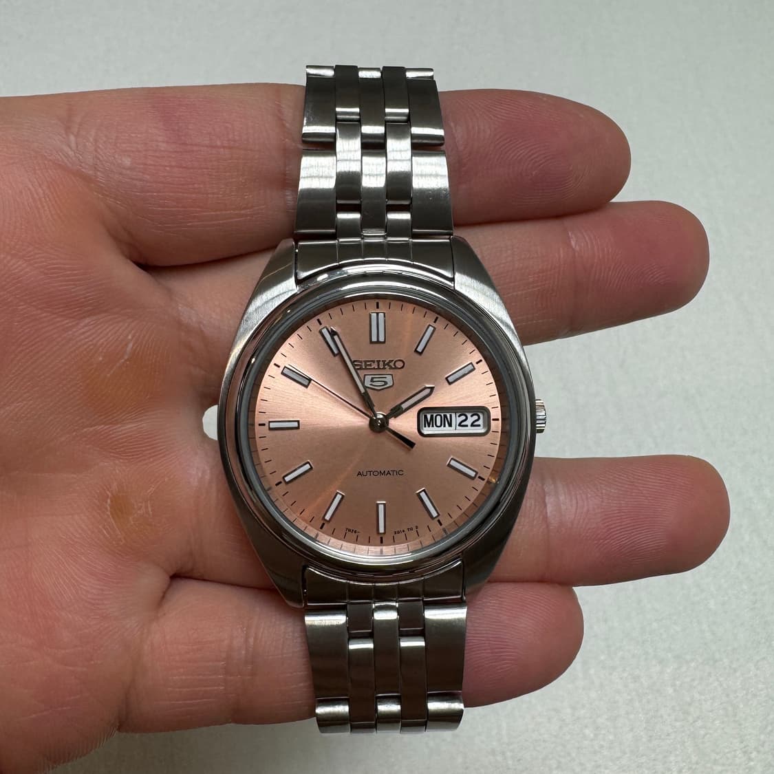 세이코5 레어 살몬 다이얼 상품이미지2