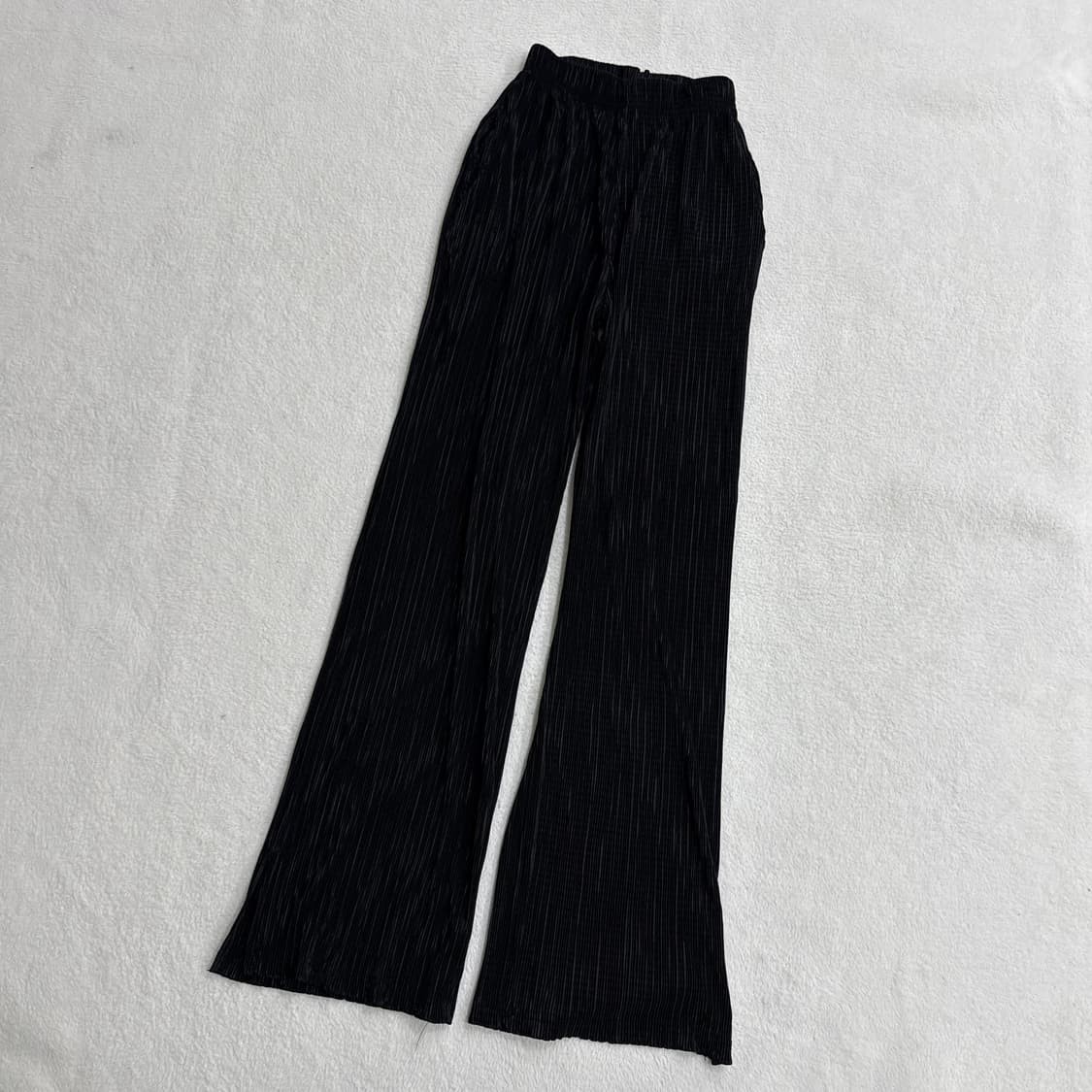 F 빈티지 플리츠 와이드 팬츠 0406T 상품이미지1