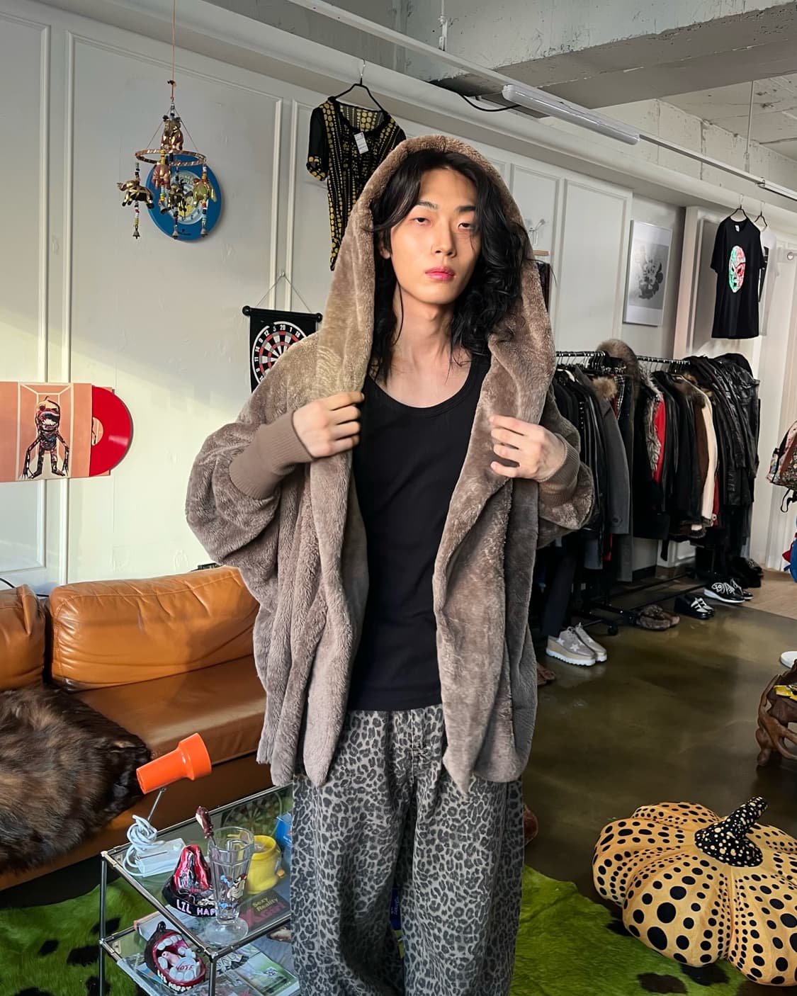 ANZU Japan Hood Fleece Dolman Cardigan 상품이미지2