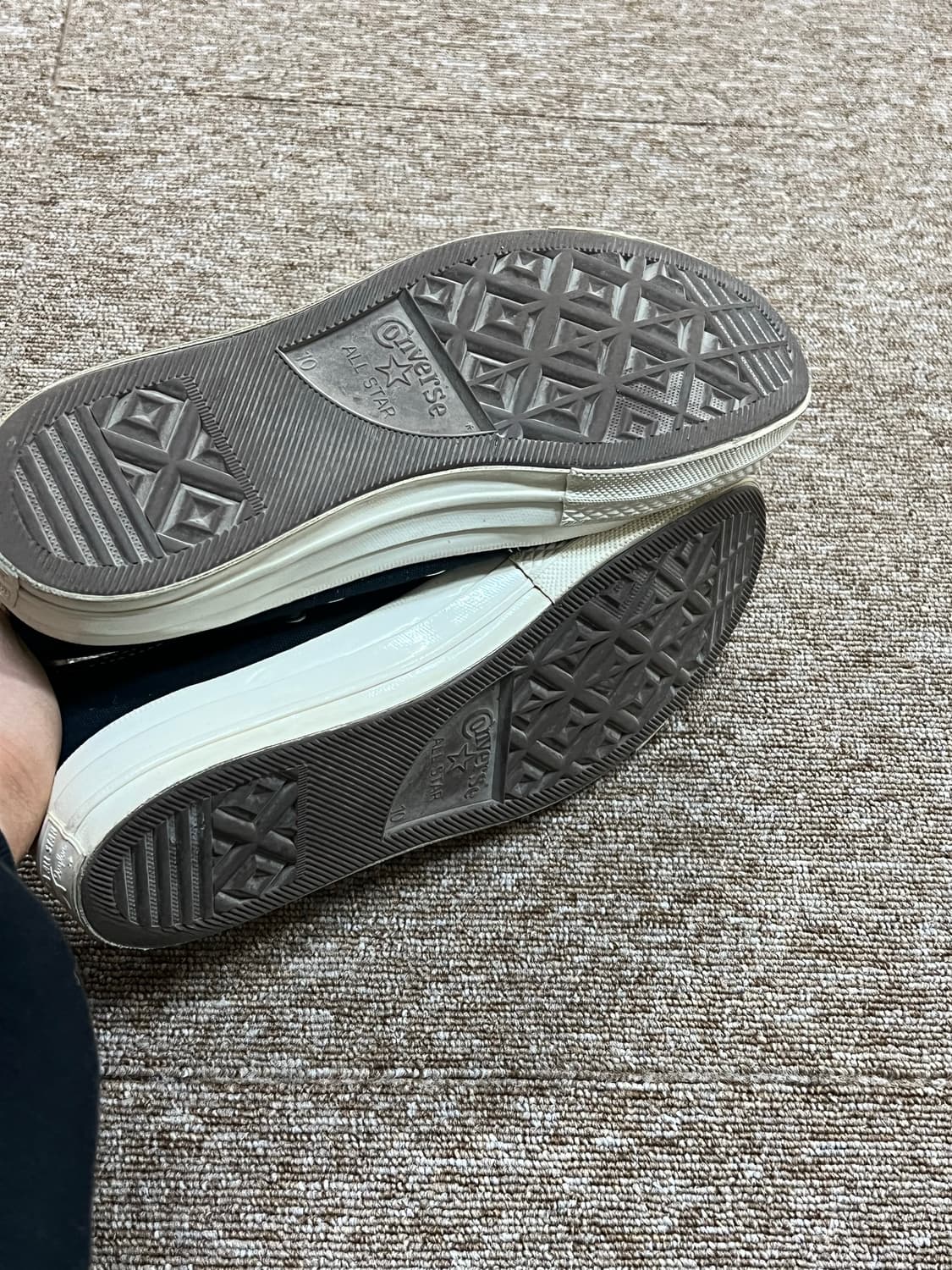 컨버스 x 꼼데가르송 척테일러 로우 블랙 285 상품이미지7