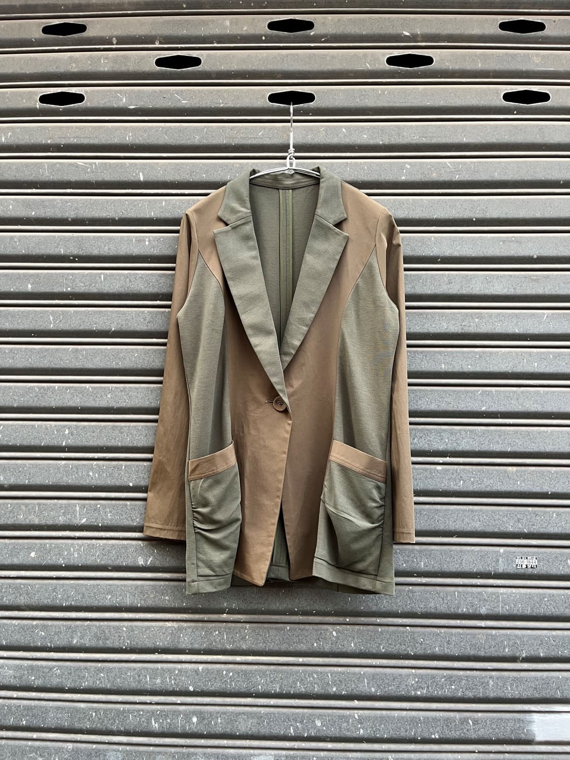 Vintage (maede in japan) 나일론 도킹 블레이저 상품이미지2