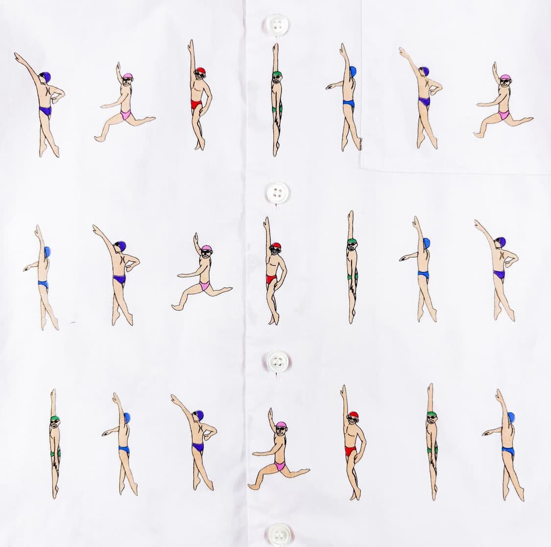 이세이미야케 1995 swimmer 셔츠 상품이미지4