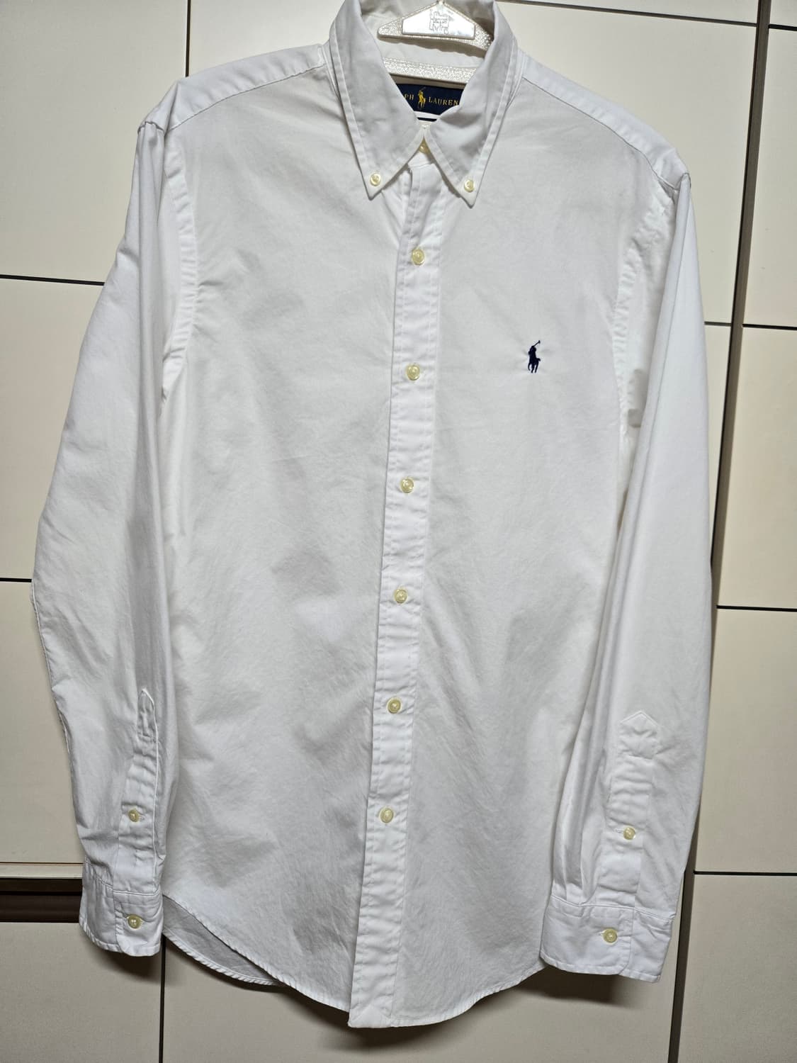 폴로 랄프로렌 슬림핏 화이트 셔츠 상품이미지1