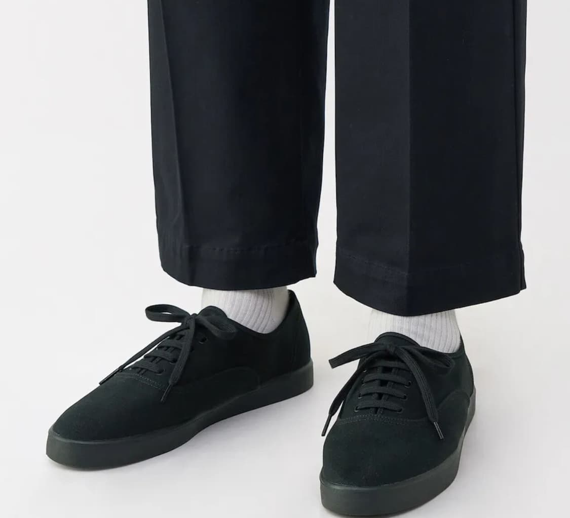 [275] 무인양품 MUJI 캔버스 스니커 블랙 상품이미지2