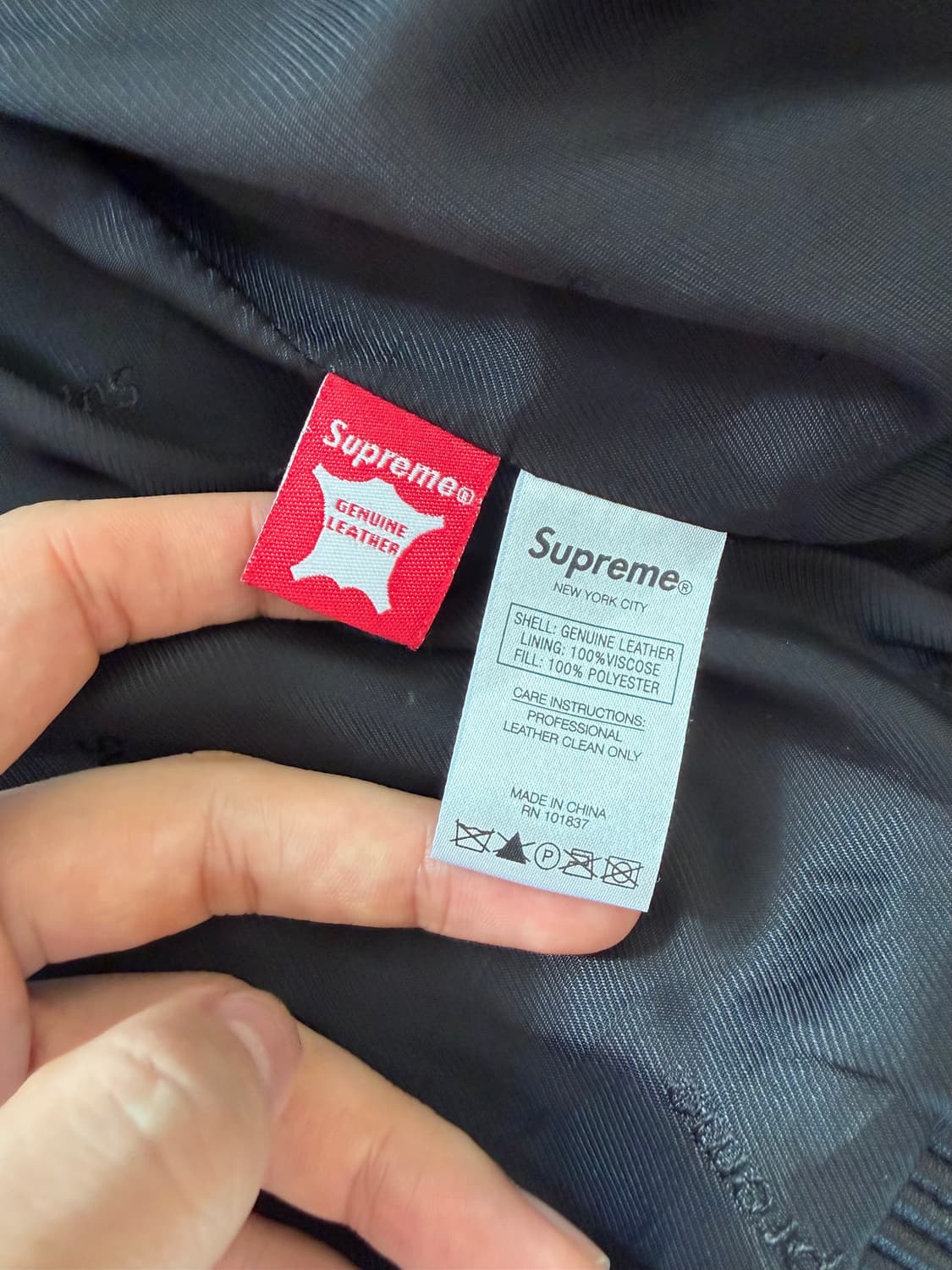 슈프림 쉽스킨 스터드 자켓 18fw m 상품이미지5