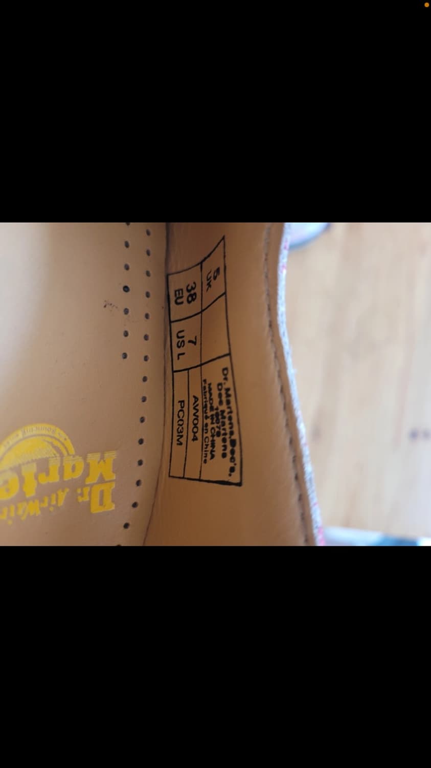 닥터마틴 1461 플라워 로퍼 240(uk5) 미사용 상품이미지4