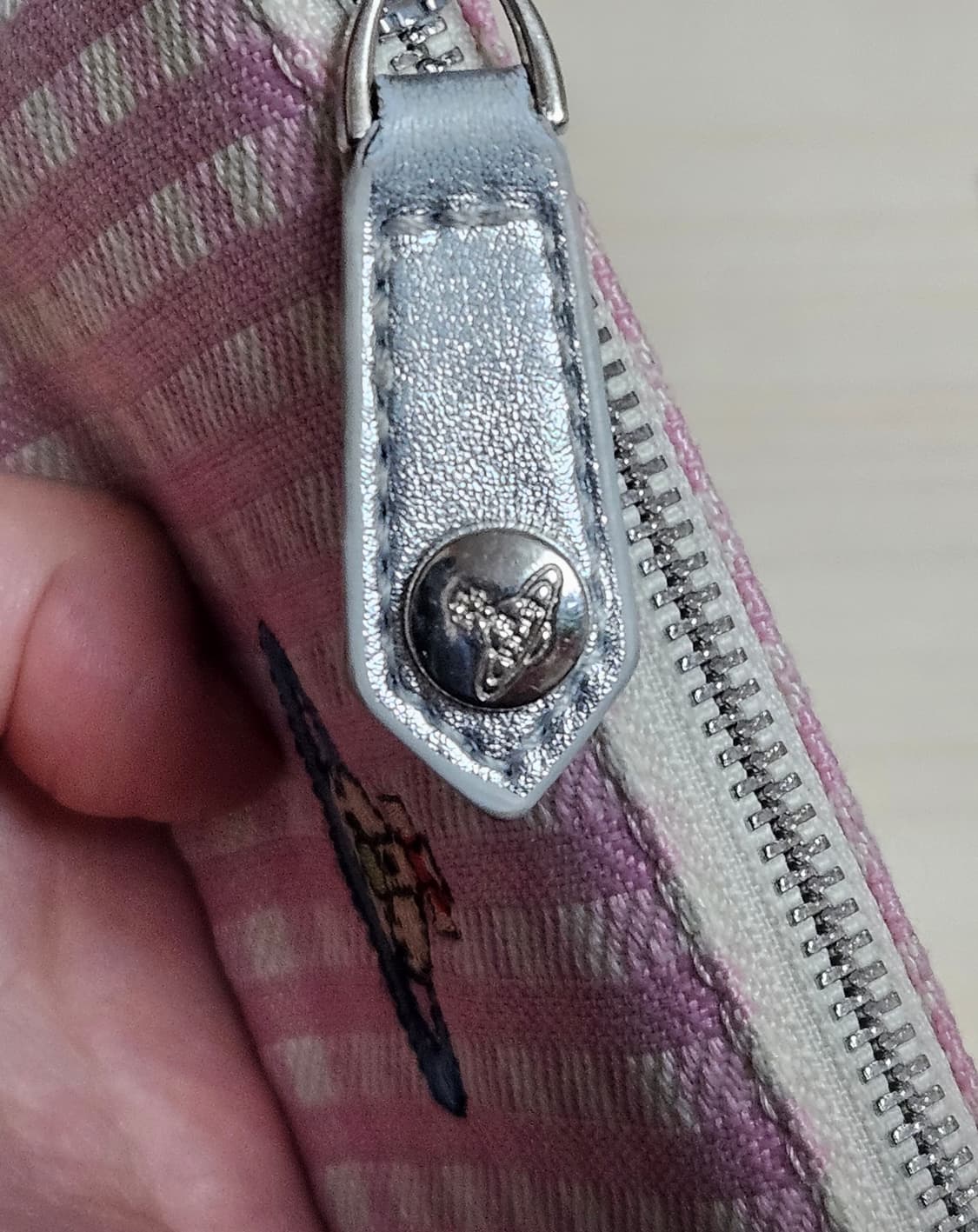 비비안웨스트우드 카드 체크무늬 코튼 지갑/월렛 상품이미지10