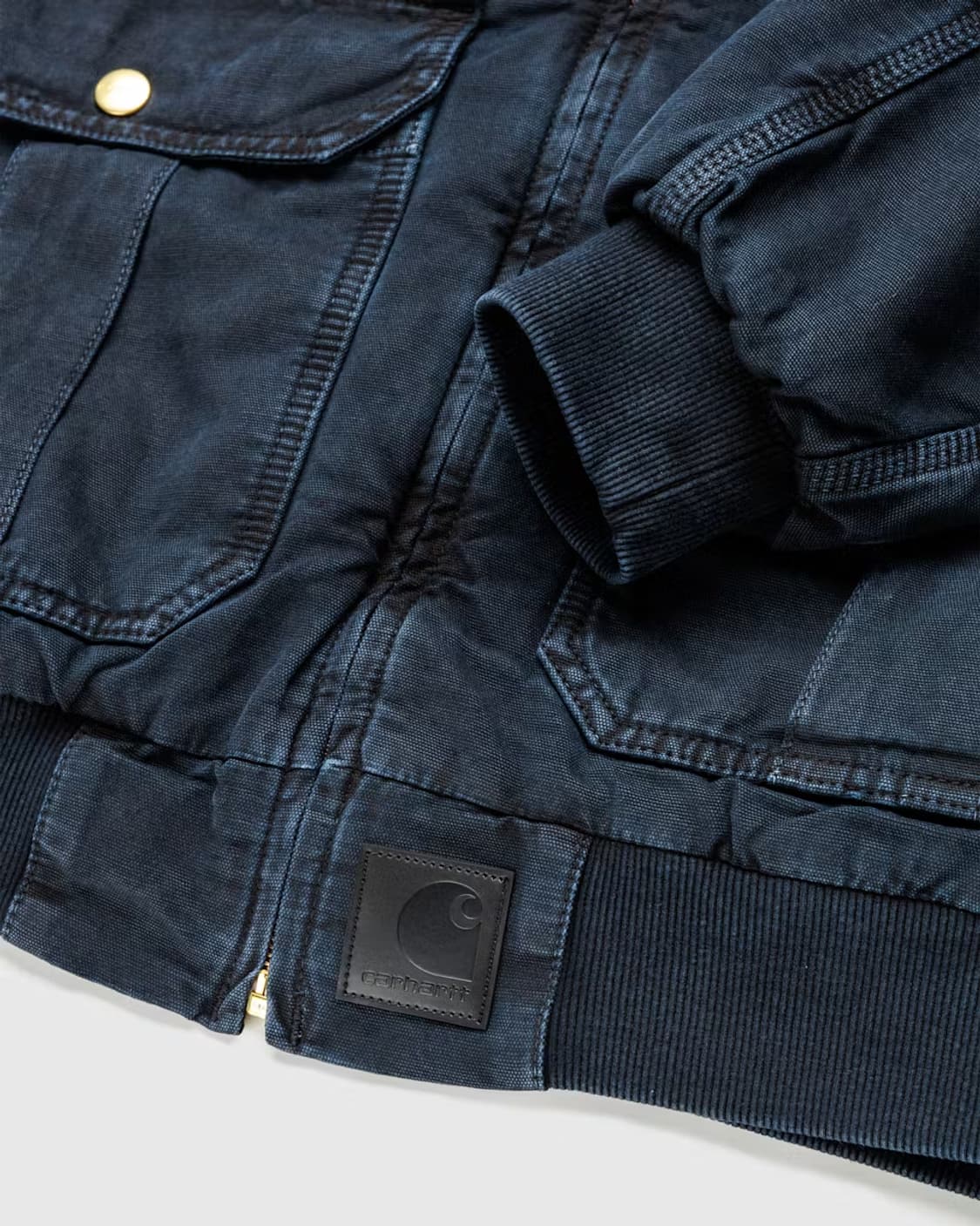 칼하트 WIP 스탠톤 자켓 블랙 스톤 다이드 L 사이즈 상품이미지3