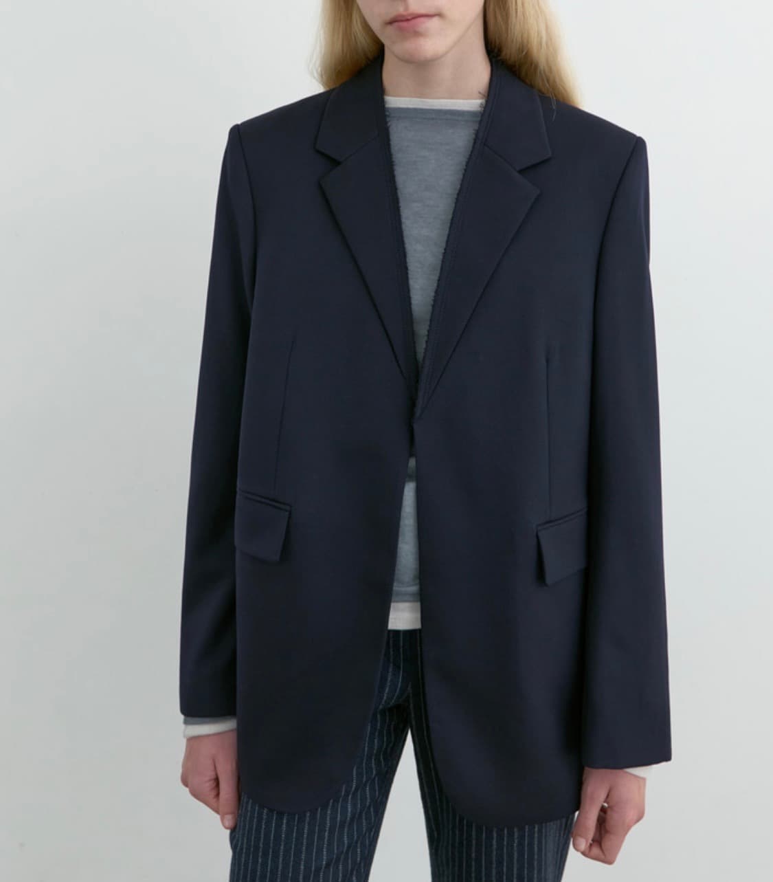 알테 클래식 울 자켓 (네이비) 상품이미지1