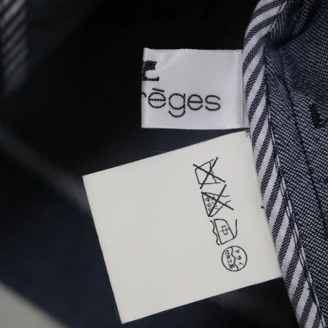 꾸레쥬 린넨혼방 데님 자켓 66195 상품이미지7