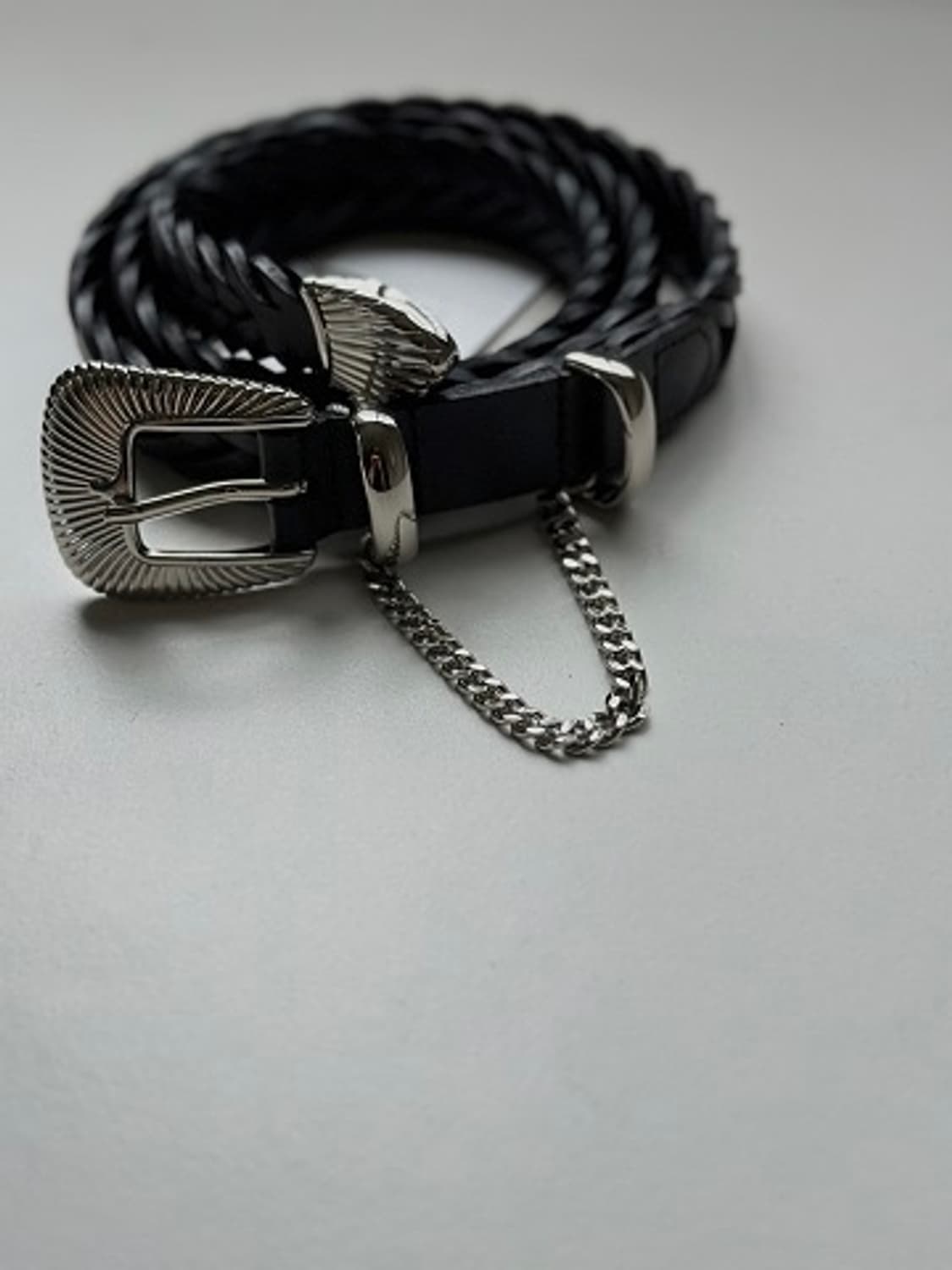 JieDa western belt black 상품이미지1