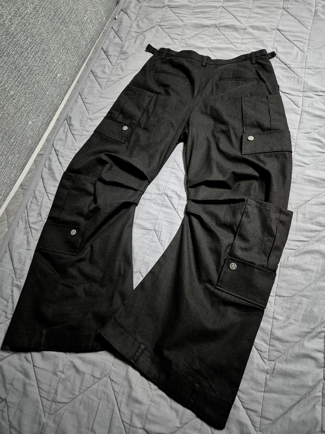 써저리 리버스 4포켓 카고팬츠 블랙 L 상품이미지2