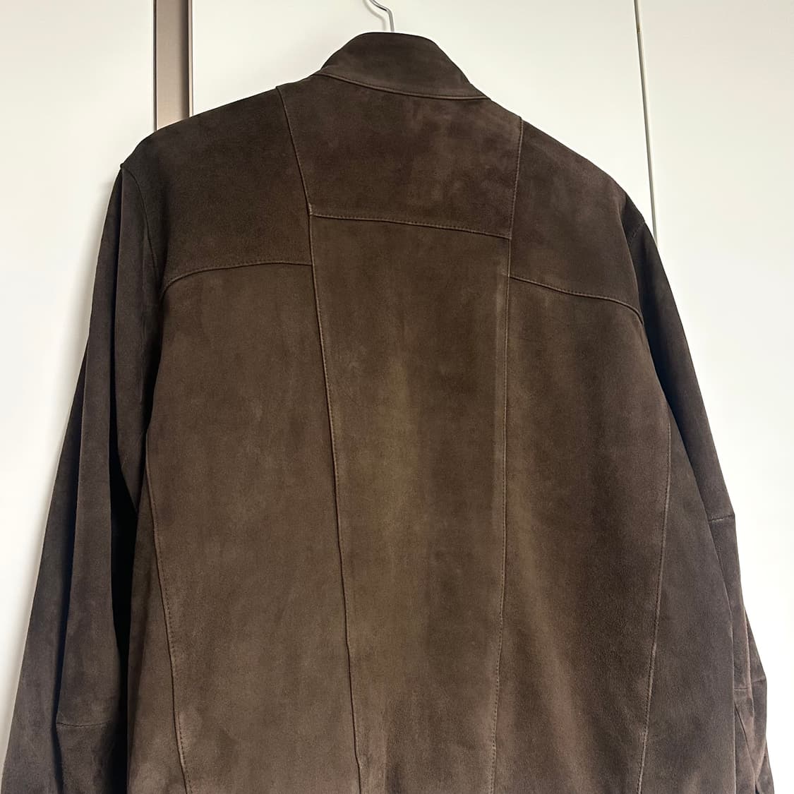 해칭룸 해링턴 스웨이드 레더 자켓 다크 브라운 3사이즈 상품이미지10