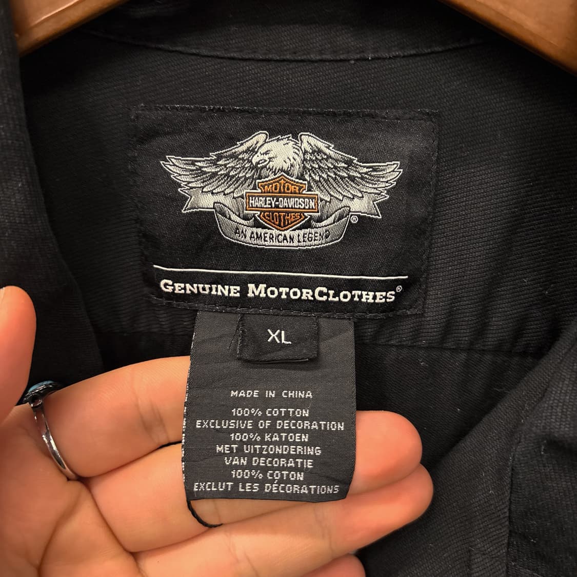 할리데이비슨 110th 헤리티지 엠브로이드 투톤 워크셔츠 N1073 상품이미지8