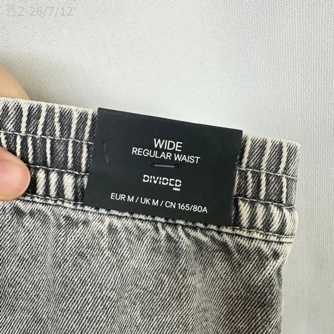 H&M 여자 밴딩 와이드 바지 미착용제품 빅사이즈 M(34-36)  상품이미지6