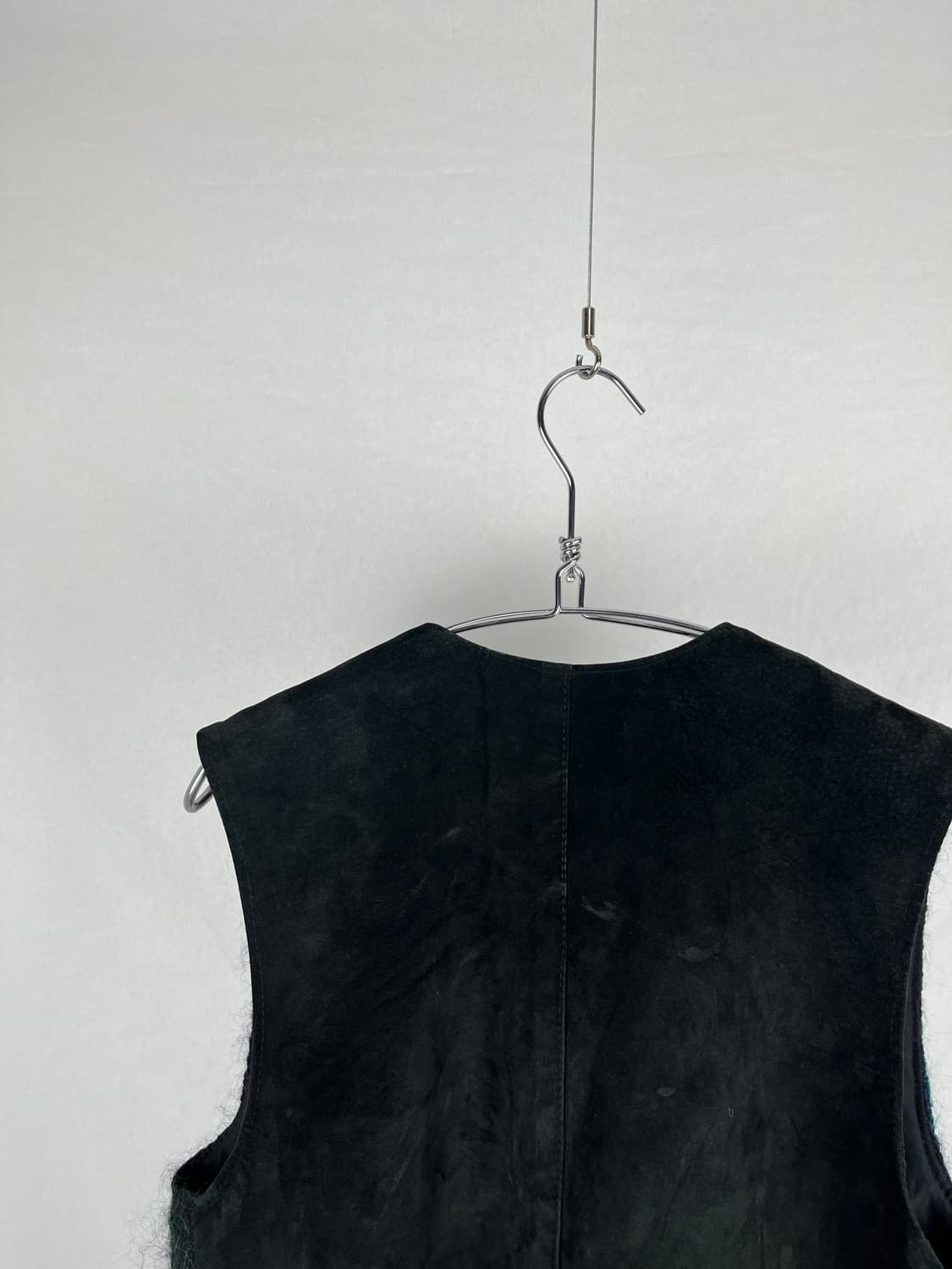 Vintage(Made in canada) 모헤어 스웨이드 도킹 베스트  상품이미지5