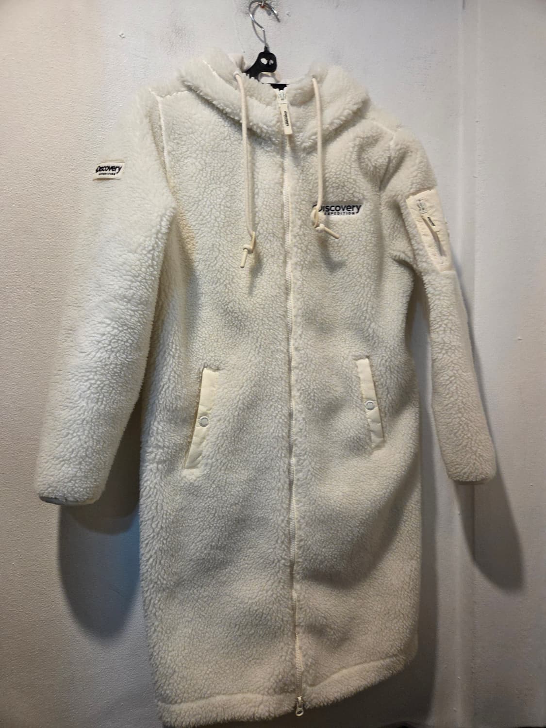 디스커버리 뽀글이 롱자켓 상품이미지1