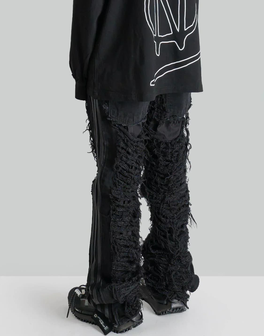99% is 바조우 Side Ripped Washed Denim 상품이미지2