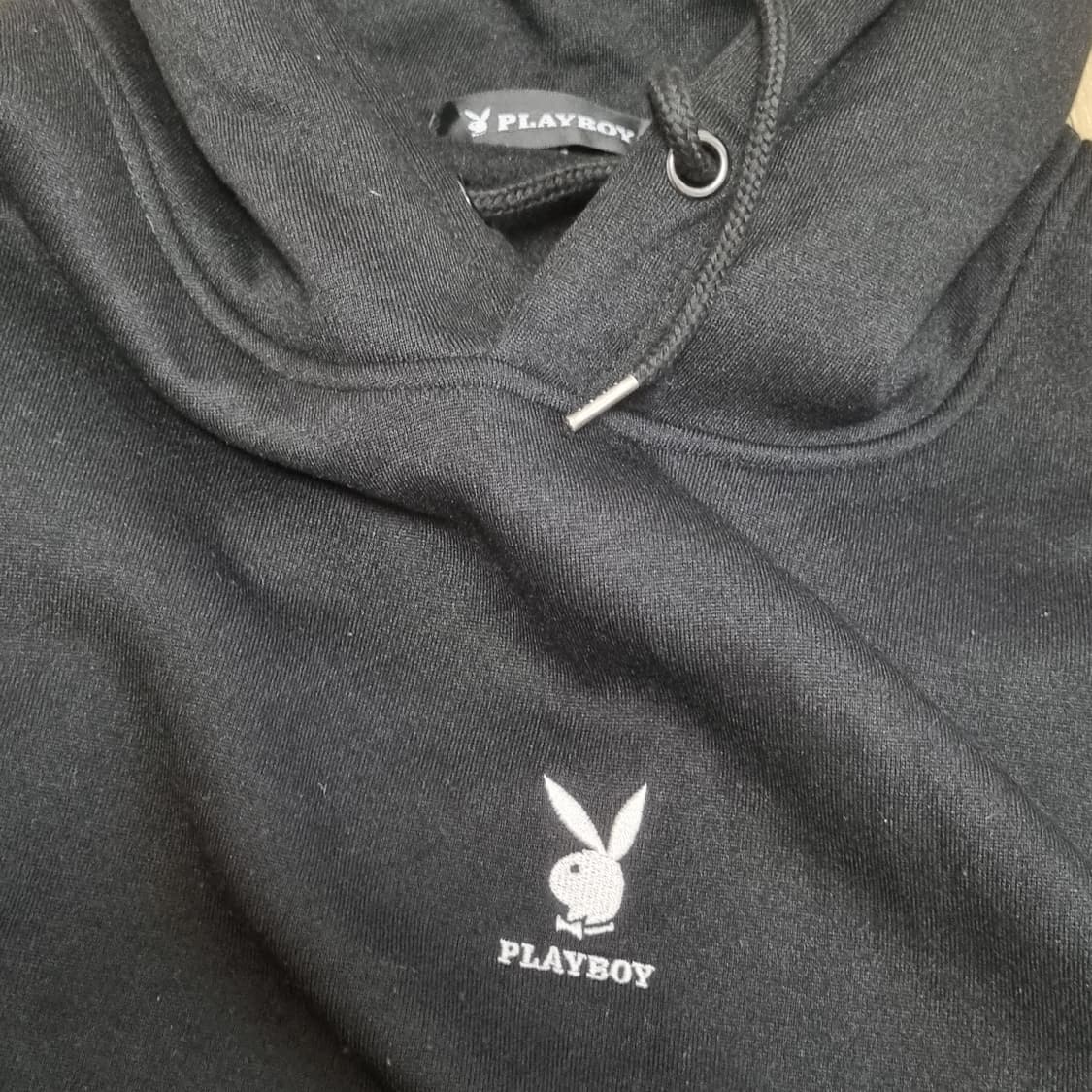 playboy 플레이보이 빈티지 블랙 후드티 M 상품이미지2
