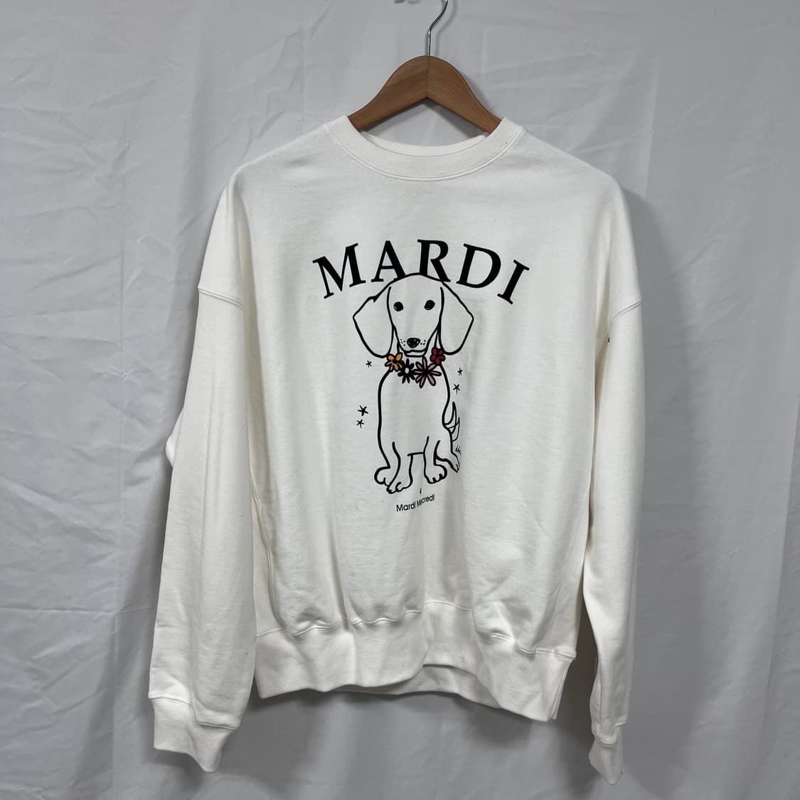 25FW 마르디메크르디 강아지 맨투맨 상품이미지2