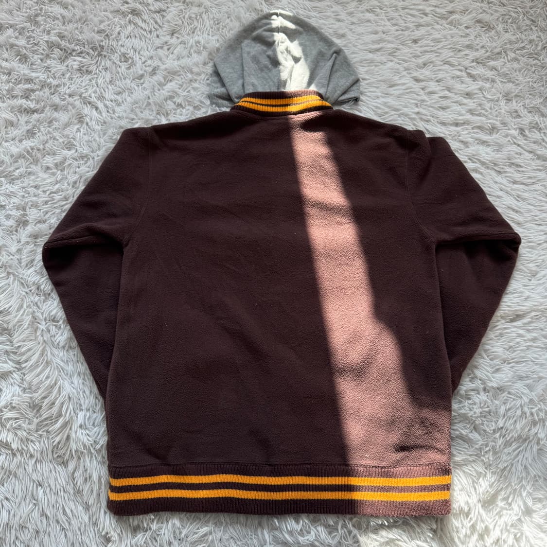 CONVERSE 일본빈티지 후드 집업 자켓 컨버스 후리스 xl 105 상품이미지3