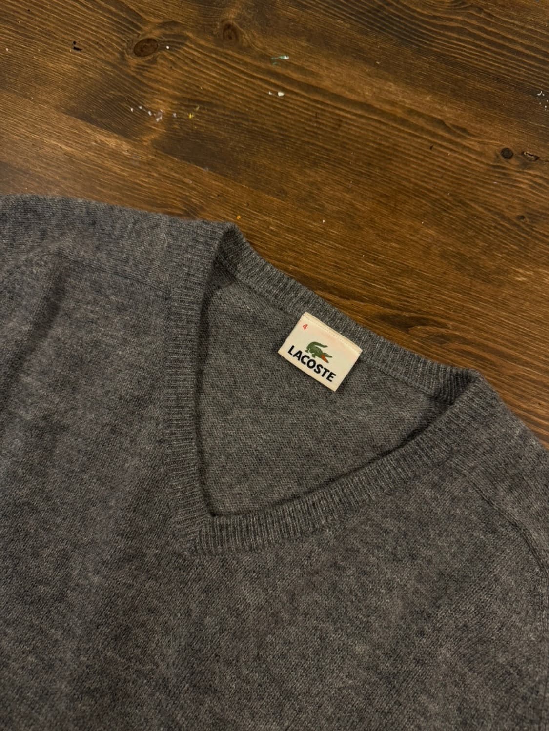 라코스테 브이넥 니트 100~105 상품이미지8
