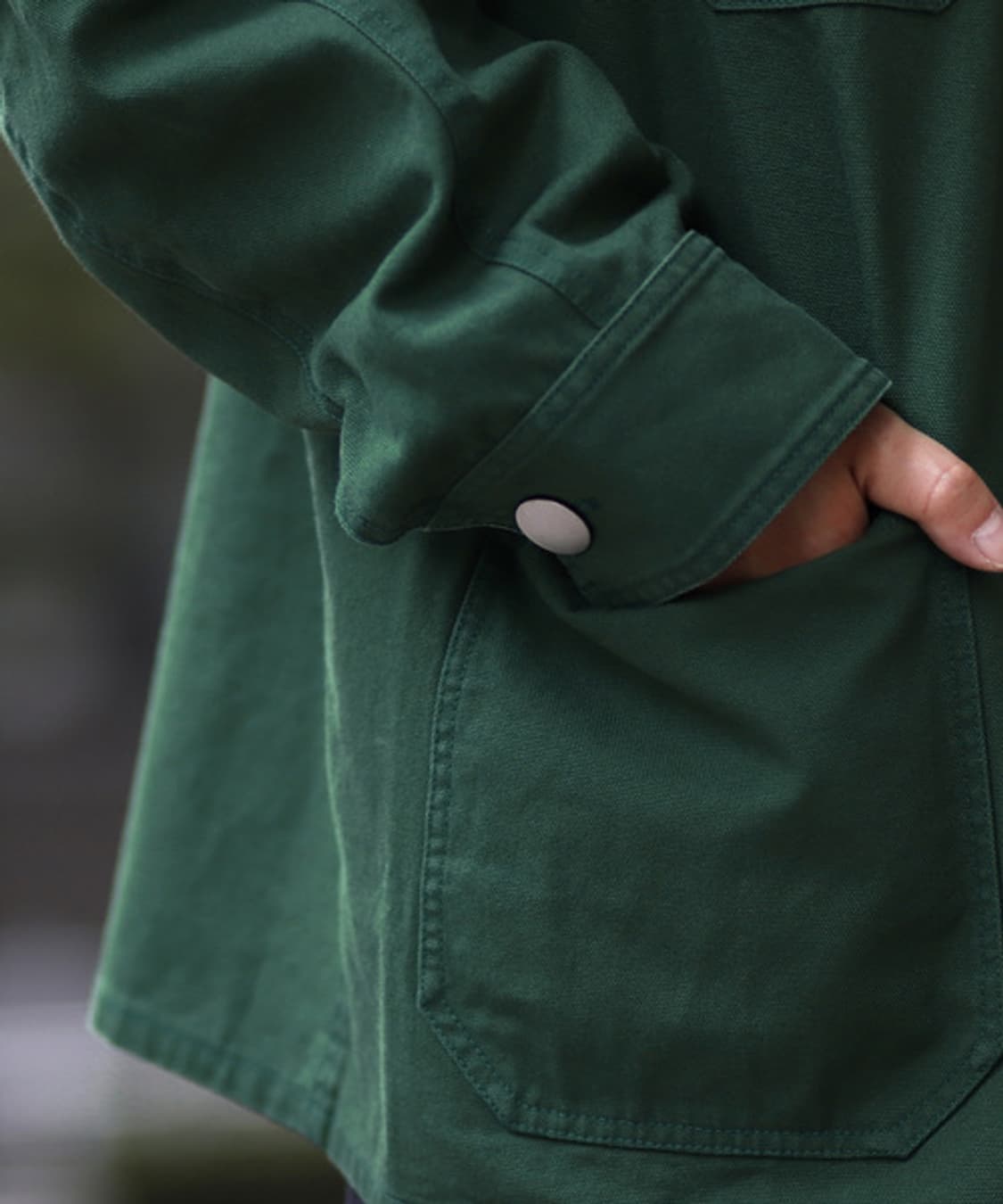 일본 JOINT WORKS 그린 워크 자켓 커버올 L 상품이미지3