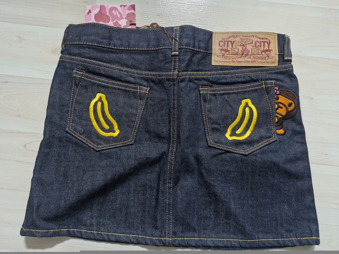 베이프 로우라이즈 스커트 상품이미지1