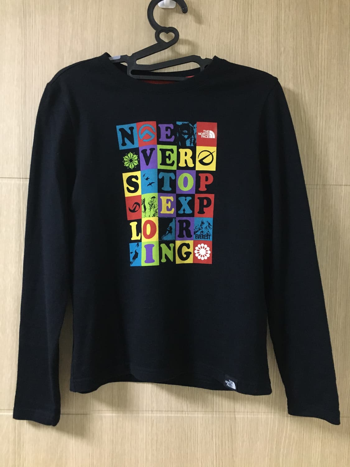 Northface lettering longsleeve 상품이미지1